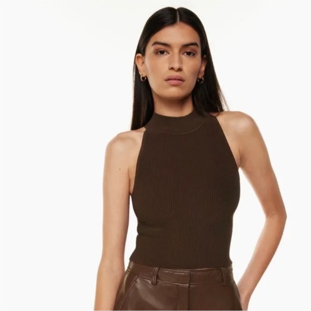 NWT Babaton Sculpt Knit Halter